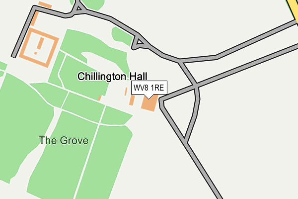 WV8 1RE map - OS OpenMap – Local (Ordnance Survey) WV8 1RE map - OS OpenMap – Local (Ordnance Survey)