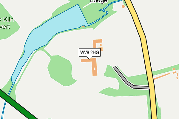 WV8 2HG map - OS OpenMap – Local (Ordnance Survey) WV8 2HG map - OS OpenMap – Local (Ordnance Survey)