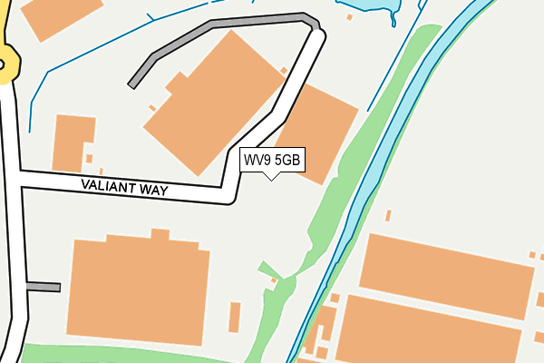 WV9 5GB map - OS OpenMap – Local (Ordnance Survey) WV9 5GB map - OS OpenMap – Local (Ordnance Survey)