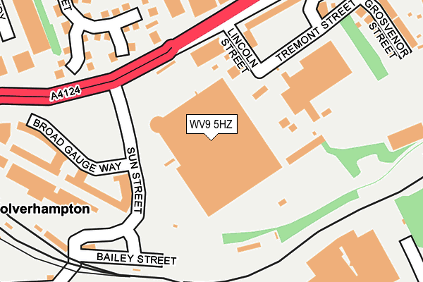WV9 5HZ map - OS OpenMap – Local (Ordnance Survey) WV9 5HZ map - OS OpenMap – Local (Ordnance Survey)