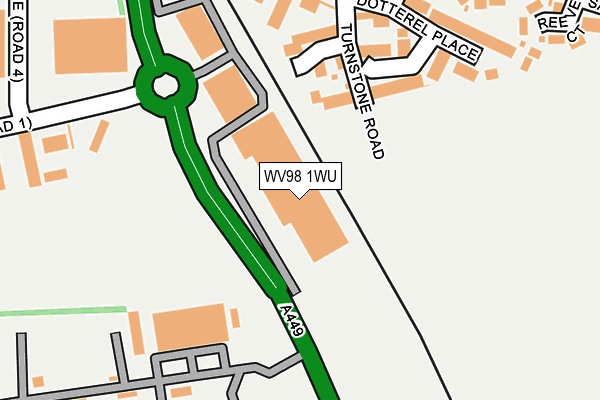 WV98 1WU map - OS OpenMap – Local (Ordnance Survey) WV98 1WU map - OS OpenMap – Local (Ordnance Survey)