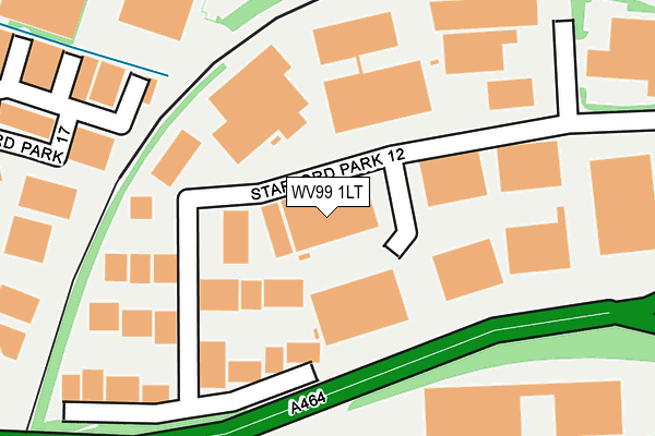 WV99 1LT map - OS OpenMap – Local (Ordnance Survey) WV99 1LT map - OS OpenMap – Local (Ordnance Survey)