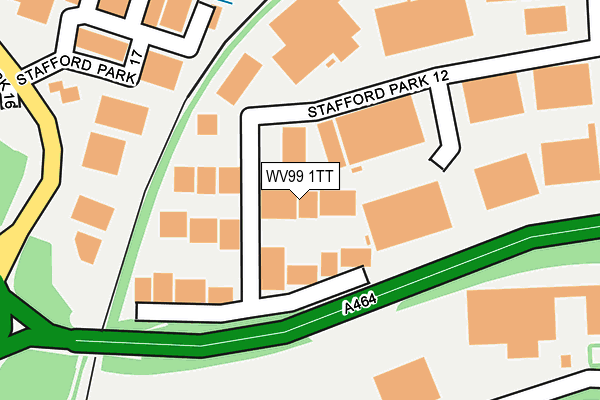 WV99 1TT map - OS OpenMap – Local (Ordnance Survey) WV99 1TT map - OS OpenMap – Local (Ordnance Survey)