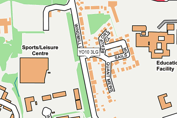 YO10 3LG map - OS OpenMap – Local (Ordnance Survey) YO10 3LG map - OS OpenMap – Local (Ordnance Survey)