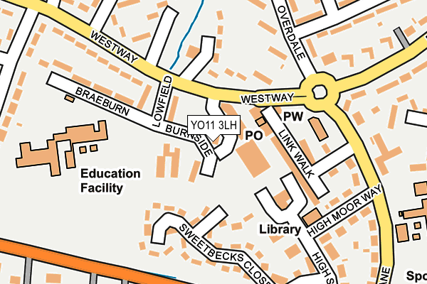 YO11 3LH map - OS OpenMap – Local (Ordnance Survey) YO11 3LH map - OS OpenMap – Local (Ordnance Survey)