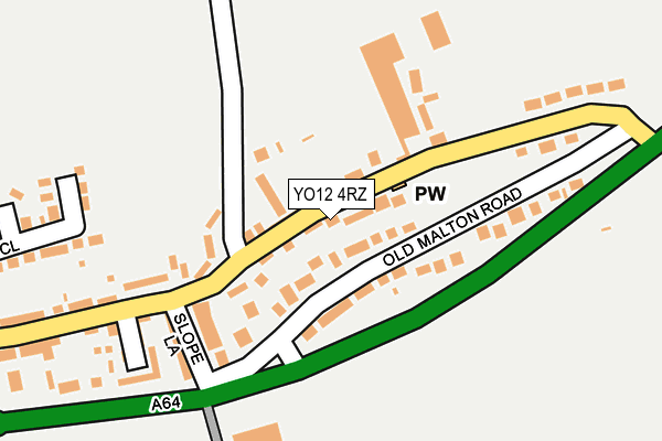 YO12 4RZ map - OS OpenMap – Local (Ordnance Survey) YO12 4RZ map - OS OpenMap – Local (Ordnance Survey)