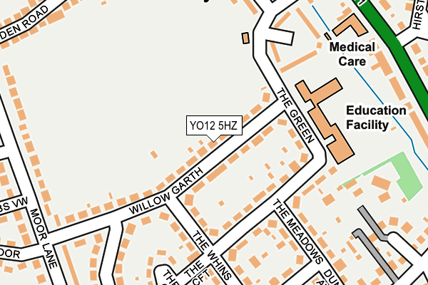 YO12 5HZ map - OS OpenMap – Local (Ordnance Survey) YO12 5HZ map - OS OpenMap – Local (Ordnance Survey)