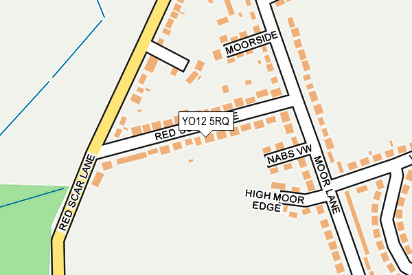 YO12 5RQ map - OS OpenMap – Local (Ordnance Survey) YO12 5RQ map - OS OpenMap – Local (Ordnance Survey)