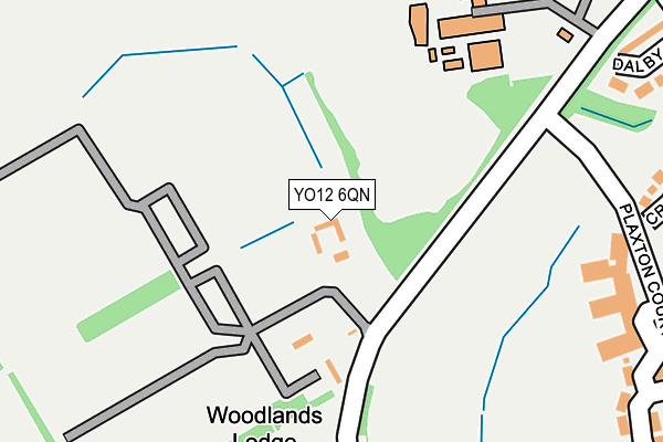 YO12 6QN map - OS OpenMap – Local (Ordnance Survey) YO12 6QN map - OS OpenMap – Local (Ordnance Survey)