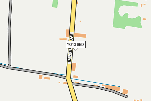 YO13 9BD map - OS OpenMap – Local (Ordnance Survey) YO13 9BD map - OS OpenMap – Local (Ordnance Survey)