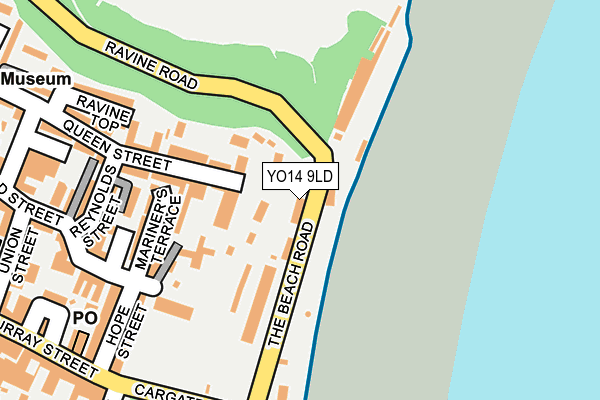 YO14 9LD map - OS OpenMap – Local (Ordnance Survey) YO14 9LD map - OS OpenMap – Local (Ordnance Survey)