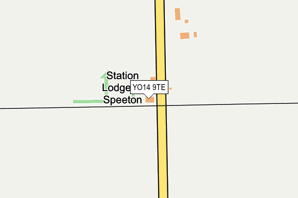 YO14 9TE map - OS OpenMap – Local (Ordnance Survey) YO14 9TE map - OS OpenMap – Local (Ordnance Survey)