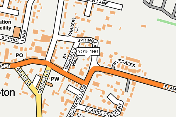 YO15 1HG map - OS OpenMap – Local (Ordnance Survey) YO15 1HG map - OS OpenMap – Local (Ordnance Survey)