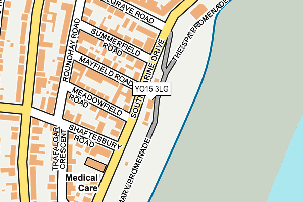 YO15 3LG map - OS OpenMap – Local (Ordnance Survey) YO15 3LG map - OS OpenMap – Local (Ordnance Survey)