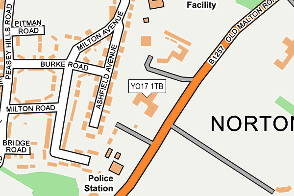 YO17 1TB map - OS OpenMap – Local (Ordnance Survey) YO17 1TB map - OS OpenMap – Local (Ordnance Survey)