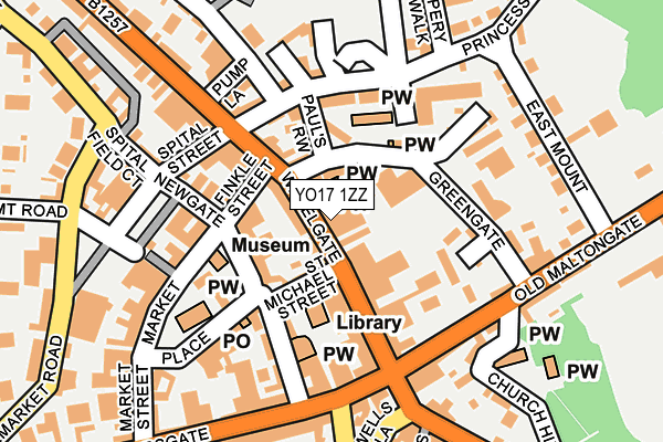 YO17 1ZZ map - OS OpenMap – Local (Ordnance Survey) YO17 1ZZ map - OS OpenMap – Local (Ordnance Survey)