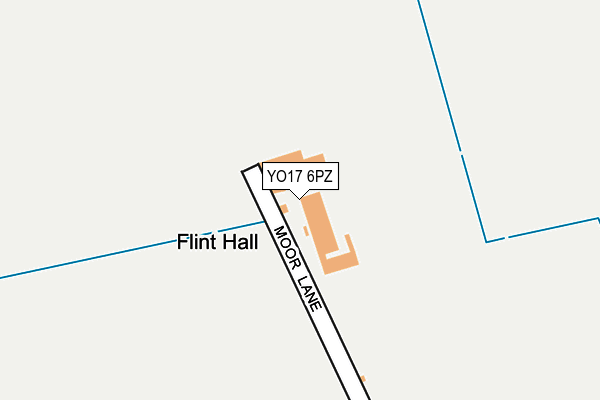 YO17 6PZ map - OS OpenMap – Local (Ordnance Survey)