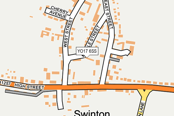 YO17 6SS map - OS OpenMap – Local (Ordnance Survey) YO17 6SS map - OS OpenMap – Local (Ordnance Survey)