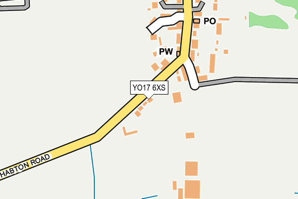 YO17 6XS map - OS OpenMap – Local (Ordnance Survey) YO17 6XS map - OS OpenMap – Local (Ordnance Survey)