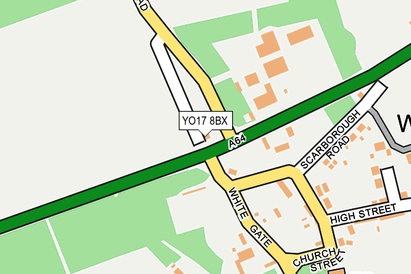 YO17 8BX map - OS OpenMap – Local (Ordnance Survey) YO17 8BX map - OS OpenMap – Local (Ordnance Survey)