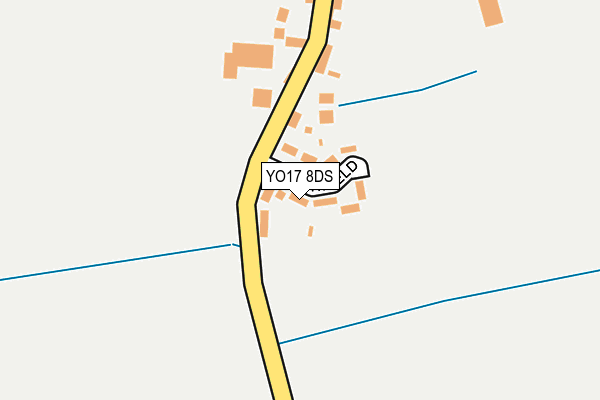 YO17 8DS map - OS OpenMap – Local (Ordnance Survey) YO17 8DS map - OS OpenMap – Local (Ordnance Survey)