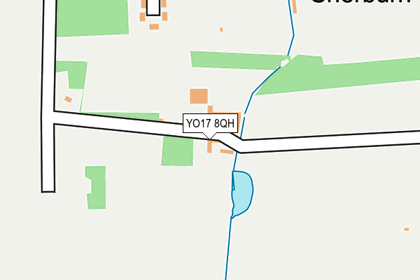 YO17 8QH map - OS OpenMap – Local (Ordnance Survey)