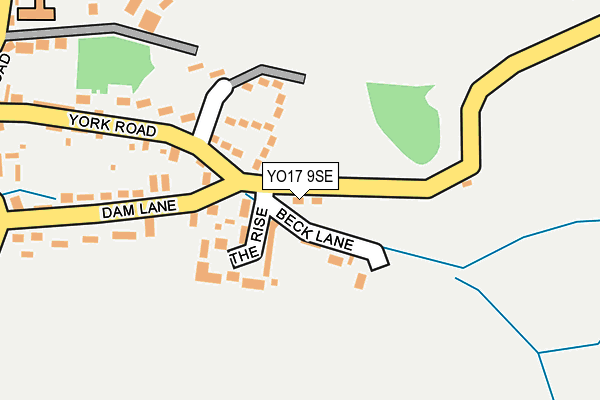 YO17 9SE map - OS OpenMap – Local (Ordnance Survey) YO17 9SE map - OS OpenMap – Local (Ordnance Survey)