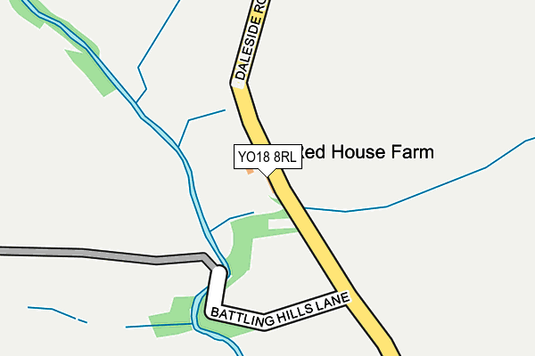 YO18 8RL map - OS OpenMap – Local (Ordnance Survey) YO18 8RL map - OS OpenMap – Local (Ordnance Survey)