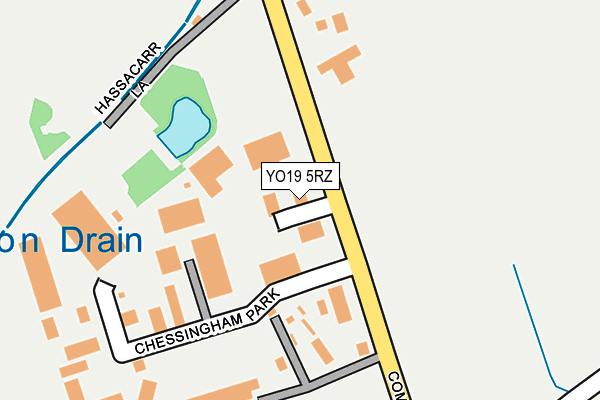 YO19 5RZ map - OS OpenMap – Local (Ordnance Survey) YO19 5RZ map - OS OpenMap – Local (Ordnance Survey)