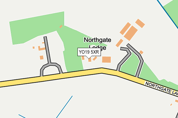 YO19 5XR map - OS OpenMap – Local (Ordnance Survey)