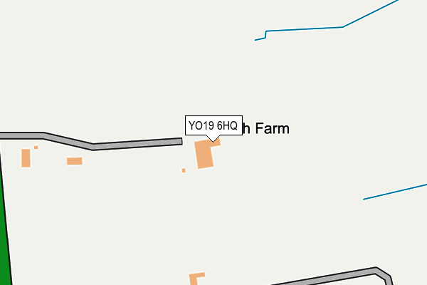 YO19 6HQ map - OS OpenMap – Local (Ordnance Survey)