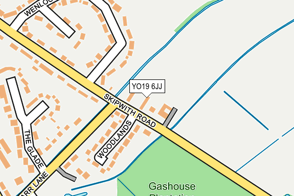 YO19 6JJ map - OS OpenMap – Local (Ordnance Survey)