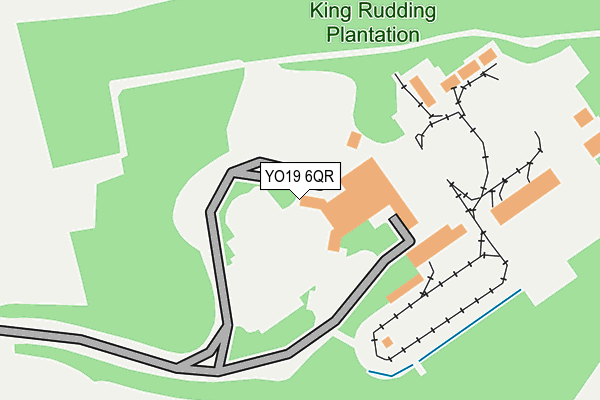 YO19 6QR map - OS OpenMap – Local (Ordnance Survey)