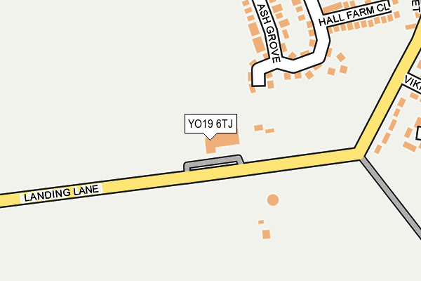 YO19 6TJ map - OS OpenMap – Local (Ordnance Survey)