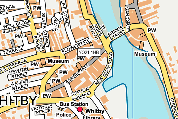 YO21 1HB map - OS OpenMap – Local (Ordnance Survey) YO21 1HB map - OS OpenMap – Local (Ordnance Survey)
