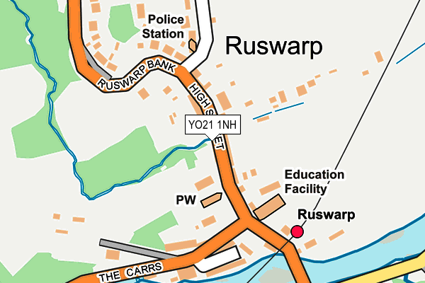 YO21 1NH map - OS OpenMap – Local (Ordnance Survey) YO21 1NH map - OS OpenMap – Local (Ordnance Survey)