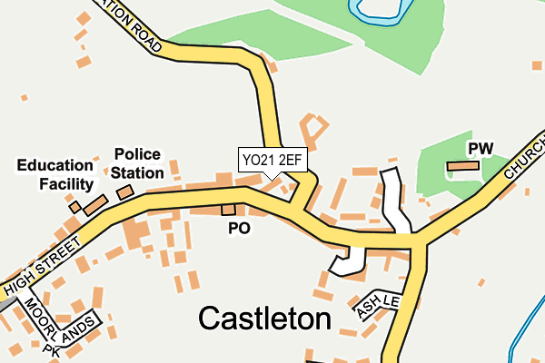 YO21 2EF map - OS OpenMap – Local (Ordnance Survey) YO21 2EF map - OS OpenMap – Local (Ordnance Survey)