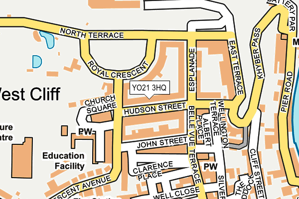 YO21 3HQ map - OS OpenMap – Local (Ordnance Survey) YO21 3HQ map - OS OpenMap – Local (Ordnance Survey)