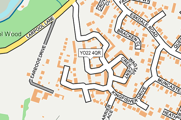 YO22 4QR map - OS OpenMap – Local (Ordnance Survey) YO22 4QR map - OS OpenMap – Local (Ordnance Survey)