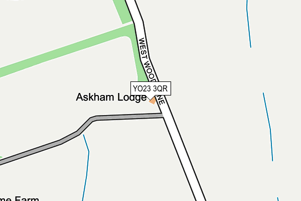 YO23 3QR map - OS OpenMap – Local (Ordnance Survey)