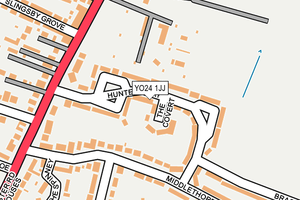 YO24 1JJ map - OS OpenMap – Local (Ordnance Survey) YO24 1JJ map - OS OpenMap – Local (Ordnance Survey)