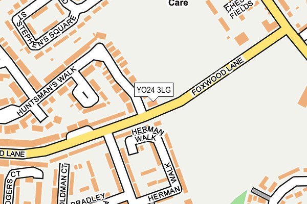 YO24 3LG map - OS OpenMap – Local (Ordnance Survey) YO24 3LG map - OS OpenMap – Local (Ordnance Survey)