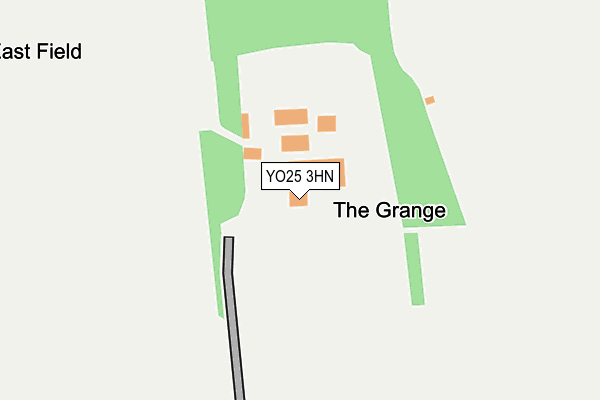 YO25 3HN map - OS OpenMap – Local (Ordnance Survey) YO25 3HN map - OS OpenMap – Local (Ordnance Survey)