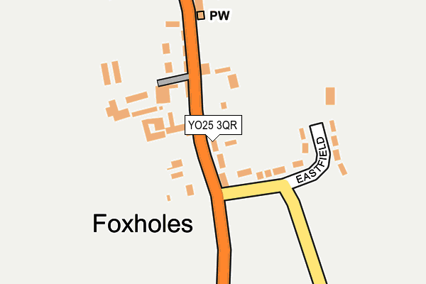 YO25 3QR map - OS OpenMap – Local (Ordnance Survey)