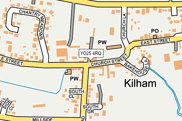 YO25 4RQ map - OS OpenMap – Local (Ordnance Survey) YO25 4RQ map - OS OpenMap – Local (Ordnance Survey)