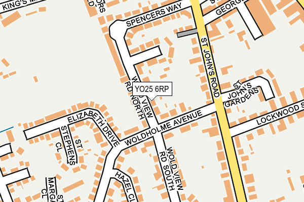 YO25 6RP map - OS OpenMap – Local (Ordnance Survey) YO25 6RP map - OS OpenMap – Local (Ordnance Survey)
