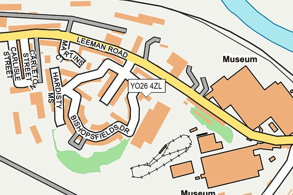 YO26 4ZL map - OS OpenMap – Local (Ordnance Survey) YO26 4ZL map - OS OpenMap – Local (Ordnance Survey)