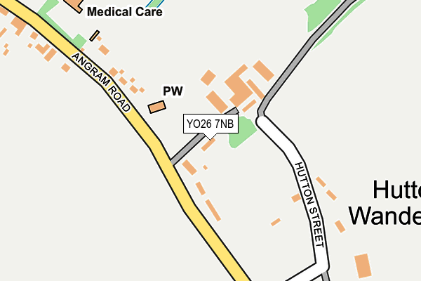 YO26 7NB map - OS OpenMap – Local (Ordnance Survey) YO26 7NB map - OS OpenMap – Local (Ordnance Survey)