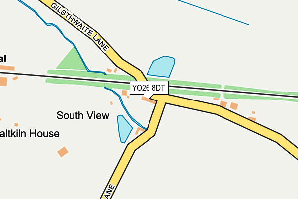 YO26 8DT map - OS OpenMap – Local (Ordnance Survey) YO26 8DT map - OS OpenMap – Local (Ordnance Survey)