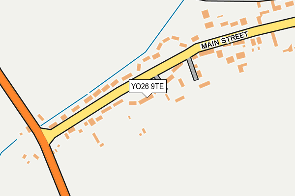 YO26 9TE map - OS OpenMap – Local (Ordnance Survey) YO26 9TE map - OS OpenMap – Local (Ordnance Survey)